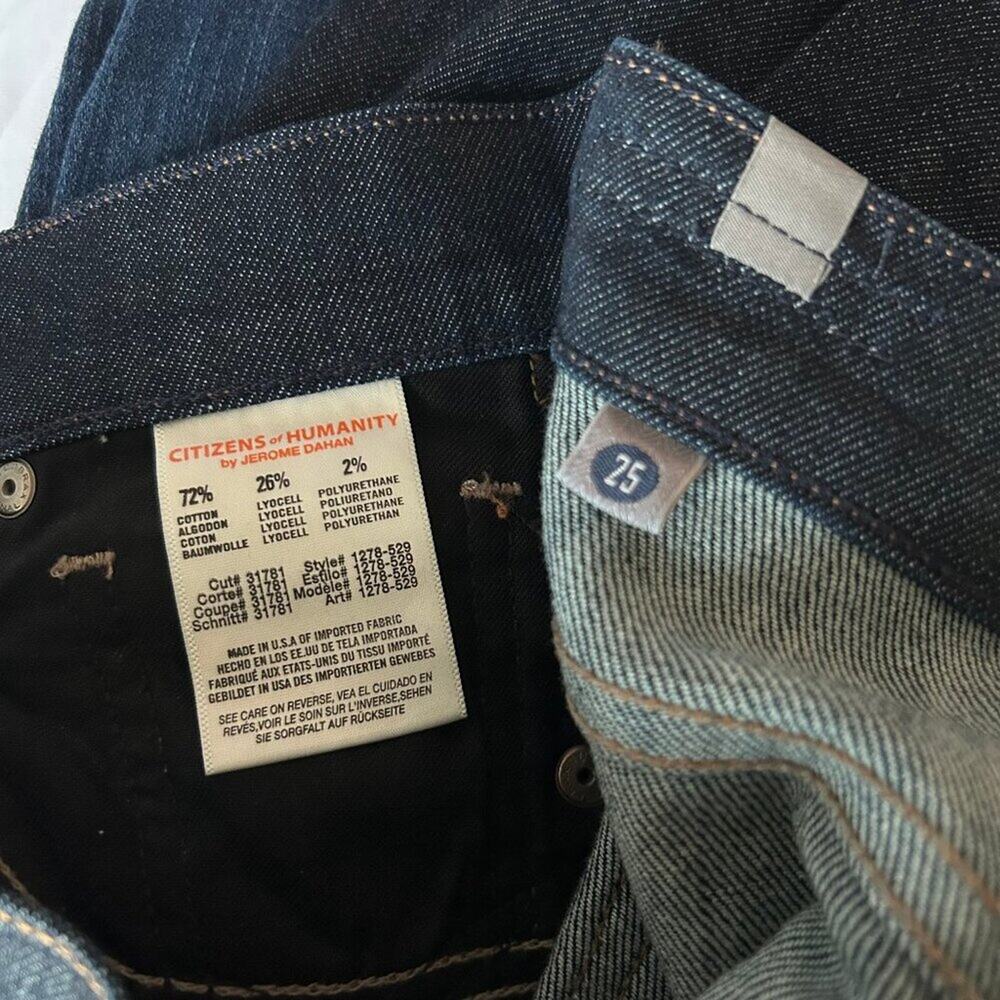 Citizens of Humanity Ava Low Rise Straight Leg Jeans Size 25 Women's NWT - Picture 7 of 10